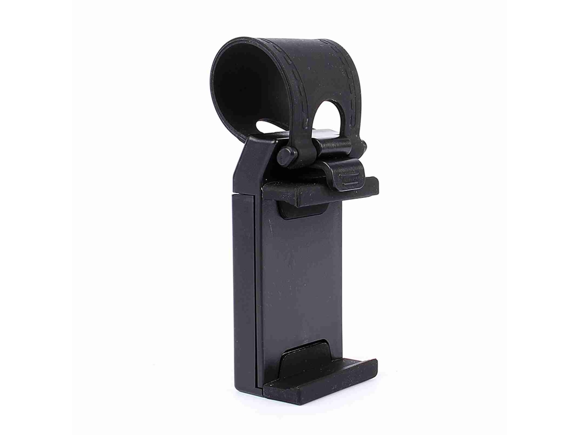 Soporte De Teléfono Para Volante, Fija El Teléfono, Fácil De Instalar, Color Negro
