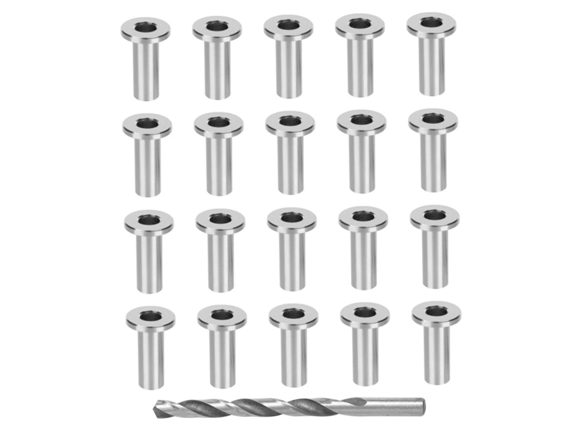 Kit De 80 Piezas De Fundas Protectoras Para Cables Para Postes De Madera En Terrazas O