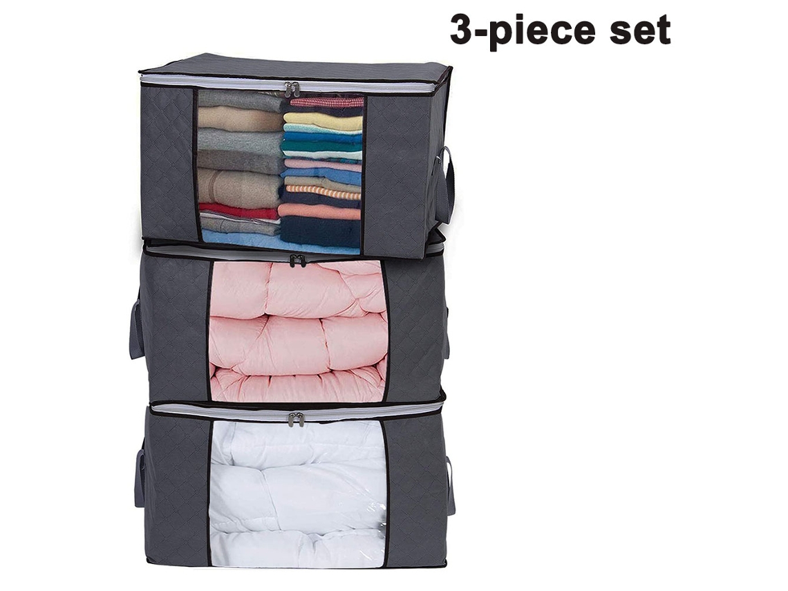 EIOORORRIY 3 Sacos Em Armazenamento Roupa - Janela Transparente