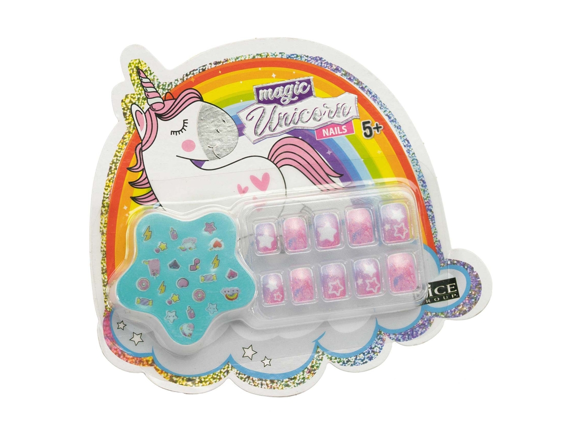 Set de Uñas Unicornio Mágico NICE 16002