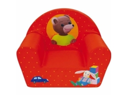 Sillón Infantil FUN HOUSE 712583 Oso 52x33x42 cm Rojo