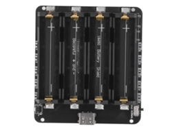 Placa De Desarrollo Con Soporte Para 4 Baterías De Litio Con Protección Contra Sobrecarga De 5 V Cc.