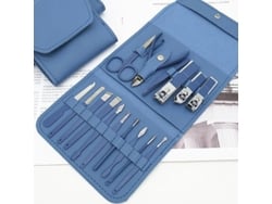 Kit Profesional De Manicura Y Pedicura Con 16 Herramientas De Acero Inoxidable Para Mujeres Y Hombres.