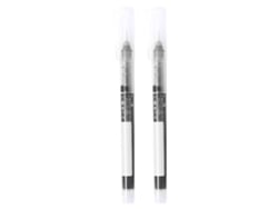 Bolígrafo roller Baok-2, punta fina de 0,5 mm, tinta líquida de secado rápido, ideal para estudiantes, color negro.