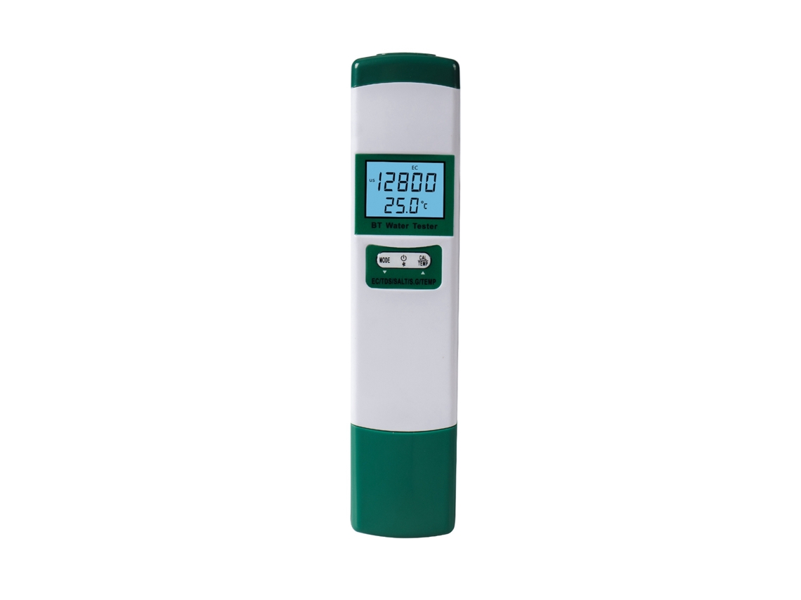 Medidor De Calidad Del Agua 5 En 1 (ec/tds/sal/densidad Específica/temperatura) Con Pantalla Lcd Para Agua Potable, Piscinas, Acuarios, Jardines Y Uso En Interiores.