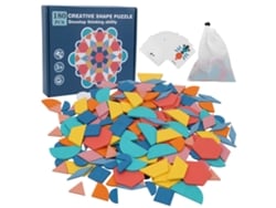 Ats-set De Bloques De Madera Con Figuras Geométricas Rompecabezas Educatsivo Juguete De Rompecabezas Para Niños
