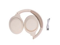 Fones De Ouvido Bluetooth Sem Fio Supra-auricular Deep Bass Bateria Longa Duração Com Entrada 3.5mm Khaki