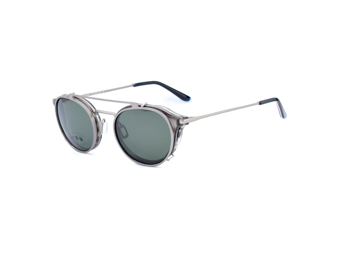 Montura De Gafas Hombre Vuarnet Vl18060003-sunclip (gris - Acero Inoxidable - 145 Mm - Ø 54 Mm)