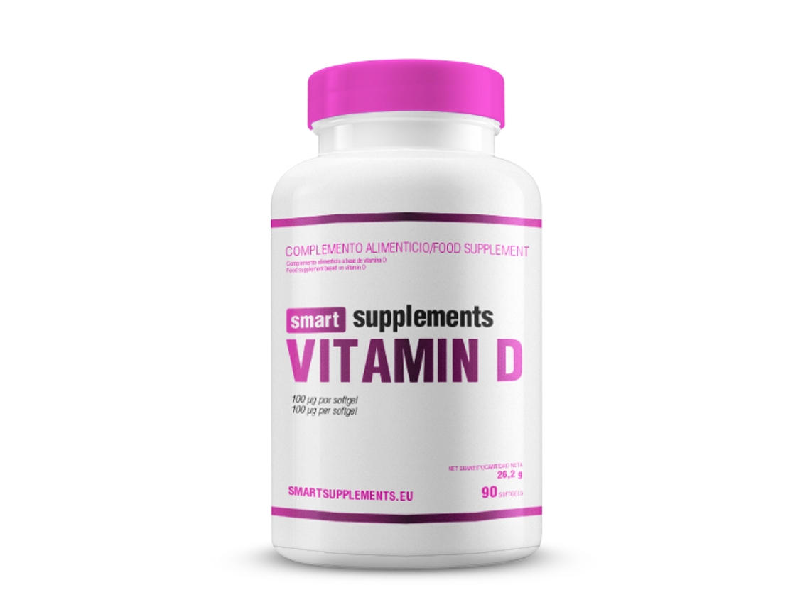Vitamina D 90 cápsulas blandas de SMART SUPPLEMENTS