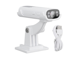 Cámara Wifi Inteligente Inalámbrica 1080p Hd Con Visión Nocturna, Detección De Movimiento Y Rotación 360° Para Seguridad Hogar