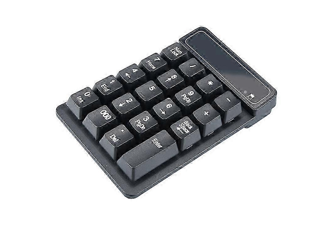 Mini teclado numérico inalámbrico USB de 2,4 GHz con 19 teclas y receptor para contabilidad L Nn Everley891