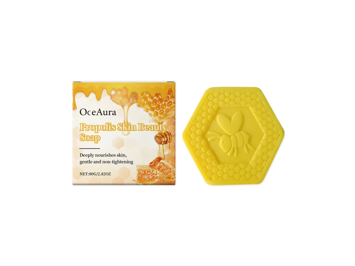 Jabón de propóleo para la belleza corporal y una piel sana
