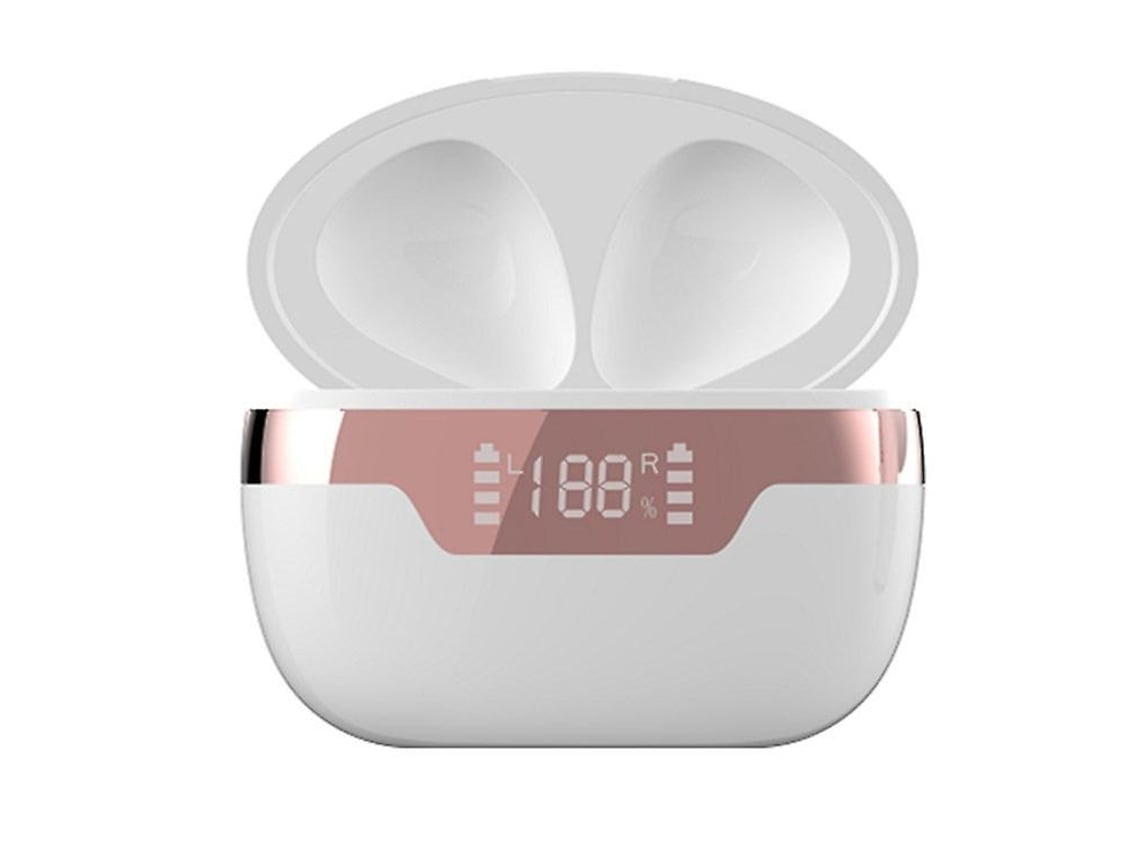 Auriculares YEMAESRE Bluetooth Blancos Usb-C Sin Carga