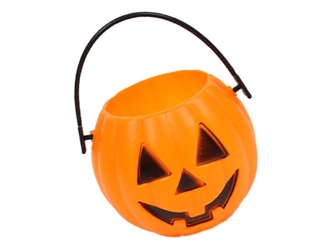 Cubo de calabaza con linterna para Halloween slowmoose