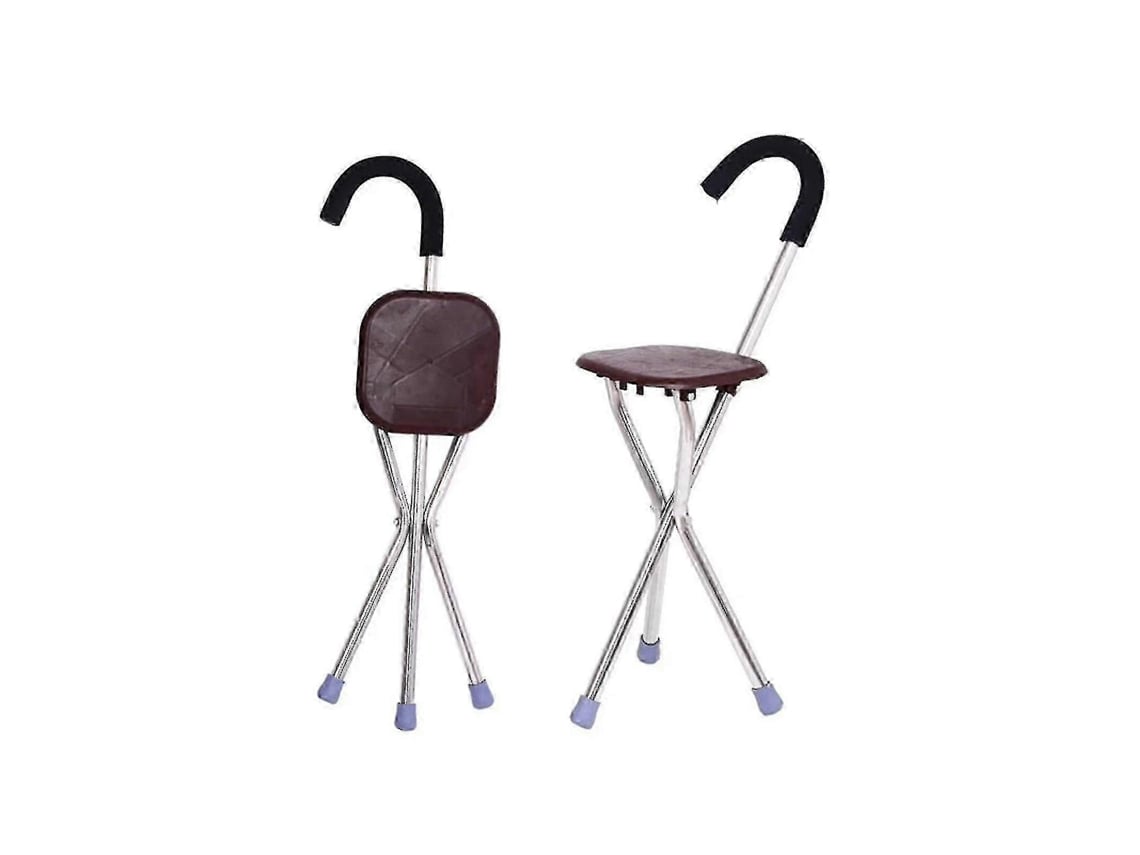 Bastón con asiento, bastón plegable, silla con muletas portátil. Solo 1 unidad.