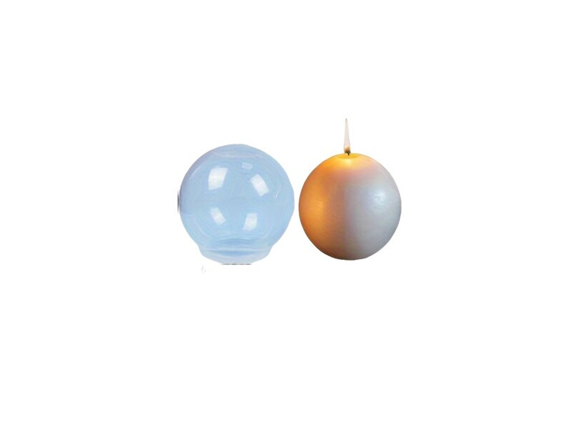 Molde esférico de silicona Vayotoy para velas y jabones