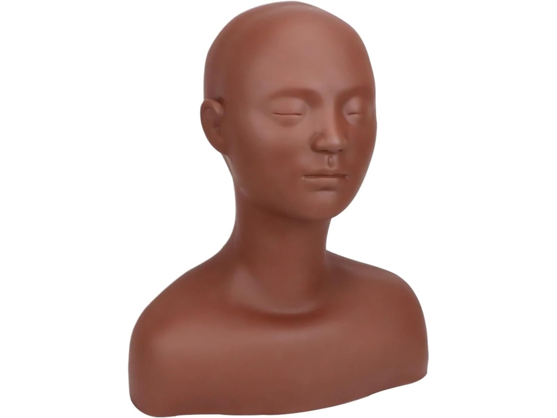 Cabeza De Maniquí De Silicona Suave Para Cosmetología, Tamaño Grande, Medio Cuerpo, Maquillaje, Trasplantes.