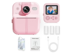 Cámara infantil de regalo 2026 Rosa Flor de Cerezo Sin Tarjeta YUNZII (con función de aplicación y lente giratoria)