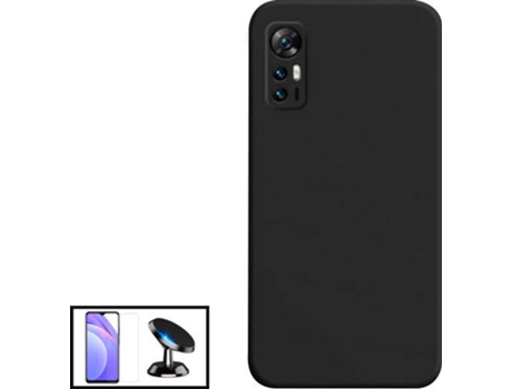 Kit Carcasa + Protector de Pantalla + Soporte TCL 30 5G GIFT4ME Negro