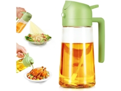 Botella De Aceite En Spray 2 En 1, Cristal Para Freidora De Aire, Horneado, Parrilla Y Cocina