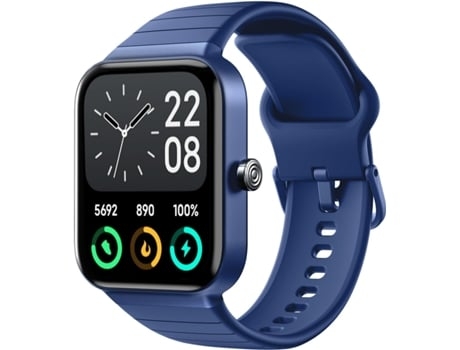Smartwatch AUJEZON Idw15 1 8 Pantalla Táctil Fitness Tracker Bluetooth Llamada Android Iphone Blanco