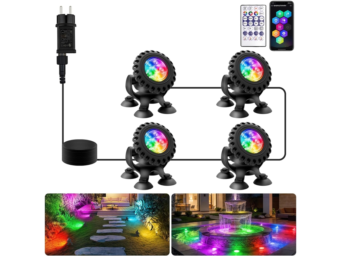 Control Remoto Ip68 A Prueba De Agua De Siete Colores