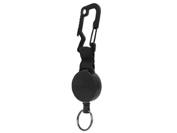 Mali chaveiro Retrátil com Fio de Aço Inoxidável Webbing Elástico Antiperda Portátil