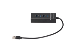 Hub Usb 3.0 4 Portas Alta Velocidade 5gbps Plug Play Design Compacto Proteção Contra Sobrecarga