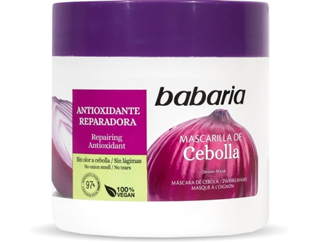 Mascarilla para el Pelo BABARIA Cebolla (400 ml)