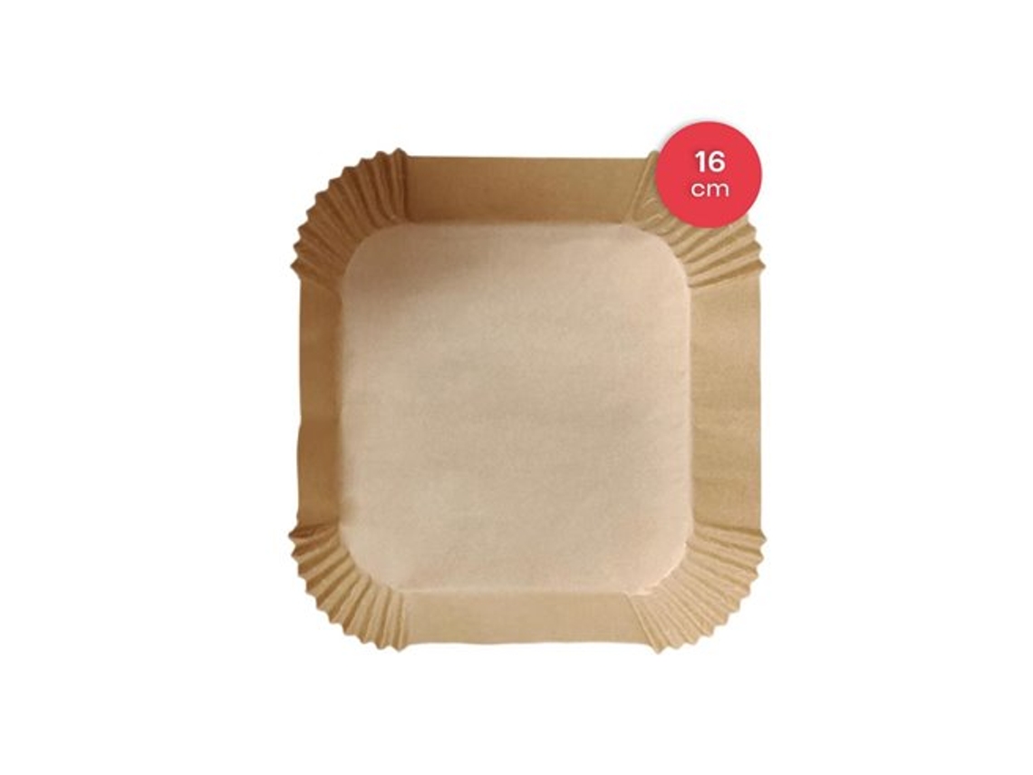 Papel Para Freidora De Aire Cuadrado 16x16cm (pack De 100 Unidades)