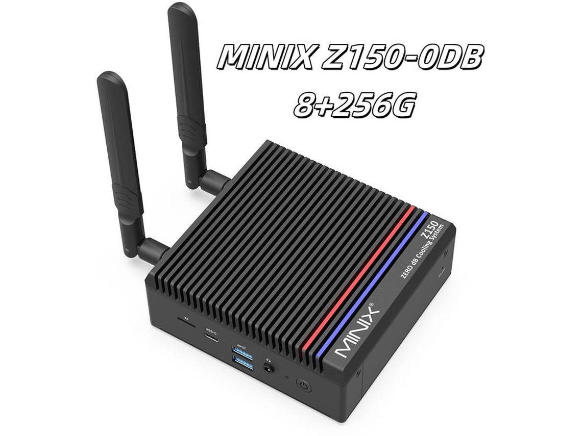 Mini Pc Minix Z150 0db Sem Ventoinha Intel N150 4 Núcleos 3.6ghz 8gb Ram 256gb Ssd 2xhdmi 4k60hz Dual Display Wifi 6 Bluetooth 5.2