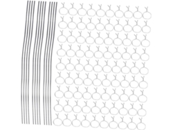 Juego De 1000 Piezas De Bridas Para Plantas Y Cables Flexibles, Alambre Revestido Para