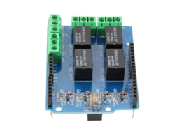 Módulo De Relé Portátil De 4 Vías Y 5 V Con Placa De Expansión E Indicador Rojo.