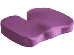 Cojín De Gel De Espuma Viscoelástica Para Silla De Oficina, Alivia El Dolor De Coxis, Morado Gertiz