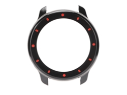 Capa Protetora Para Relógio Inteligente Amazfit Gtr 47mm Bumper Protector De Plástico Preto Vermelho