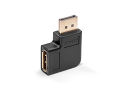 LINDY 41334 Cambiador de Género para Cable Displayport Negro