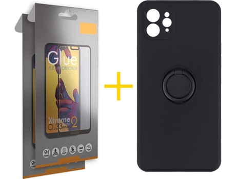 Carcasa + 2 Protectores de Pantalla para iPhone 11 Pro Max SKYHE Negro