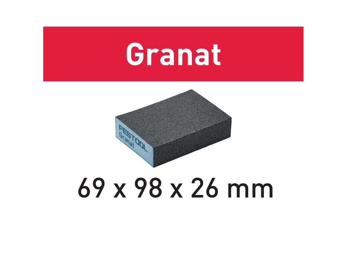 Bloque Abrasivo 69X98X26 Gr/6 Granat - P120 Co FESTOOL