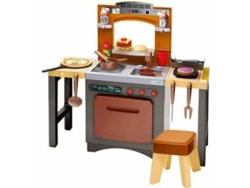 Cocina de Juguetes ECOIFFIER Set de Alimentos de Juguete The Pizzeria 33 Piezas (Edad Mínima Recomendada: 1 año)