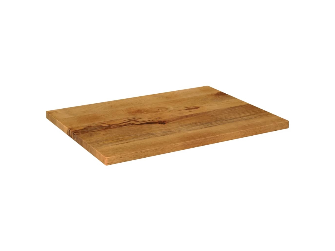 Tablero De Mesa | Superficie De Mesa | Tablero De Escritorio Rectangular Madera Maciza Mango 90x60x2,5 Cm