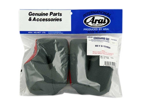 Protecciones de Casco ARAI Mx-V Cheek Pads 30 Mm