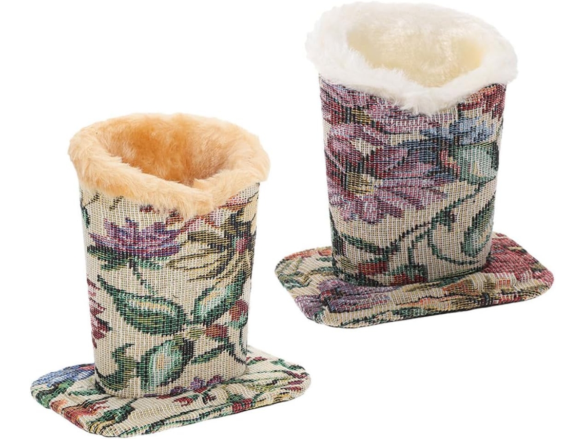 Soporte Gafas Guardar Fácilmente Hecho Felpa 2 Piezas Estable Ancha Diseño Simple Elegante Escritorio Mesita