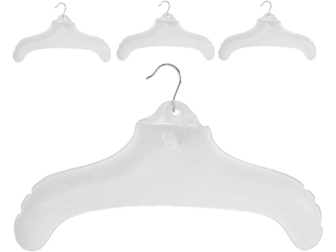 Hinchables Plegables Fáciles Guardar Juego 4 Pvc Blanco Metálica Antideslizante Viajes Camping Coche Base