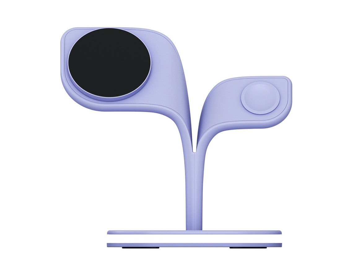 Estación de carga Yhl 5 en 1 MagSafe con luz nocturna LED para múltiples dispositivos y soporte universal.