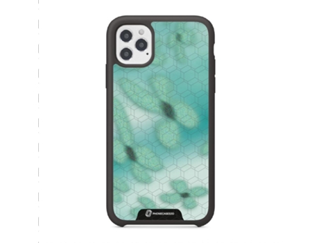Funda Móvil Oficial Protector para iPhone 12 Pro PHONECASES3D Piel Sintética Negro