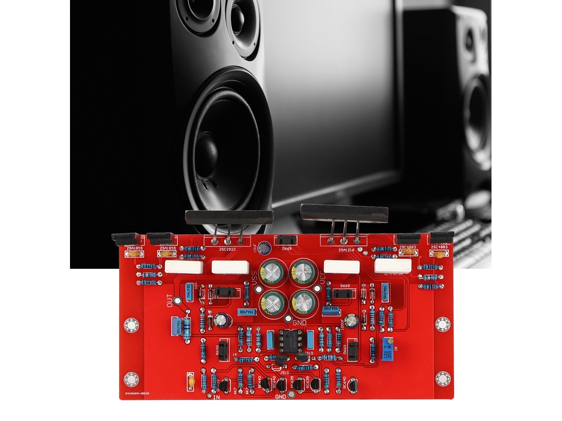Módulo amplificador digital 2026as-150w, placa de circuito impreso, componentes de audio, suministros eléctricos, accesorio industrial.