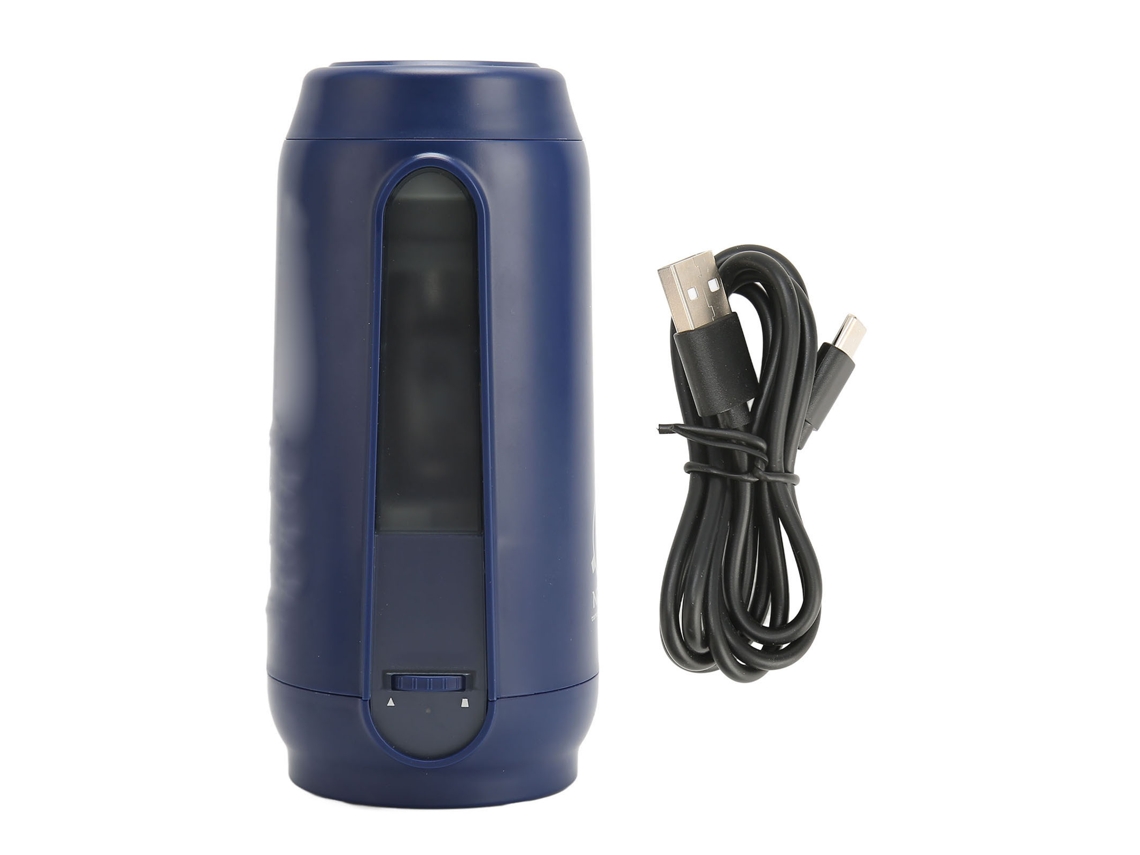 Sacapuntas Eléctrico Recargable Automático De 2000 Mah, Color Azul Oscuro, Para Arte Y Dibujo.