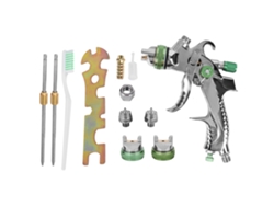 Kit de pistola de pintura HVLP con boquillas de 1,4 mm/2,0 mm para uso doméstico y profesional.