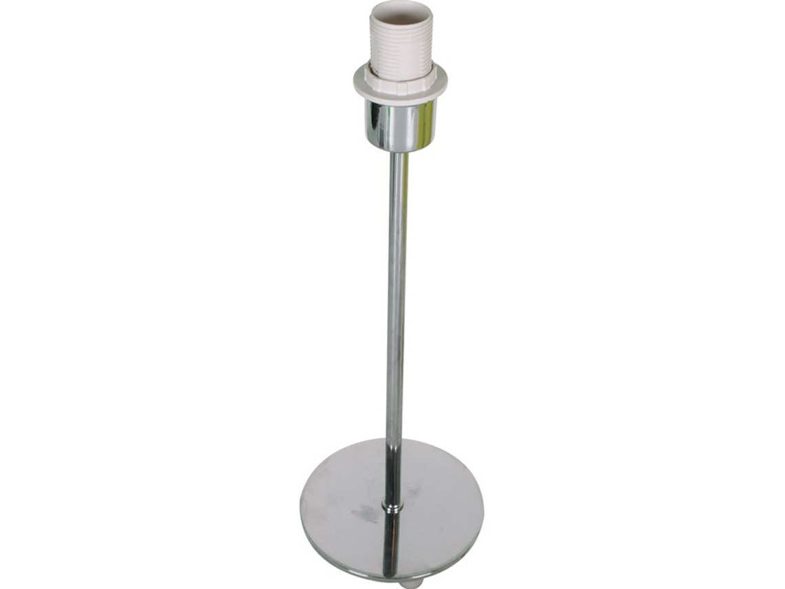 Base para Lámpara de Mesa Pic Redondo 1Xe14 Alt.32Xd.11Cm Cromado FERRIMEX