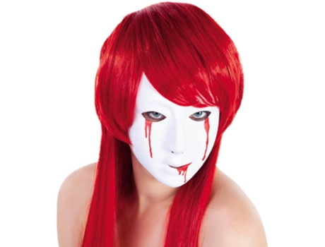 Máscara DISFRAZZES Asesina Blanca Con Lágrimas De Sangre (Talla: Talla Universal)